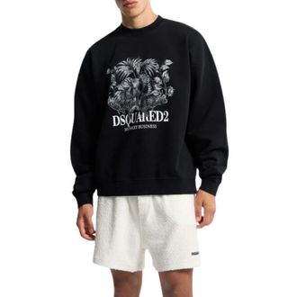 Dsquared2 Sweatshirts, male, Black, Size: S Felpa