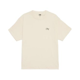 Obey T-Shirts, male, Beige, Size: XL T-shirt