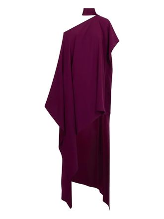 Taller Marmo Trebbia one-shoulder dress - women - Acetate/Viscose - OS - Purple