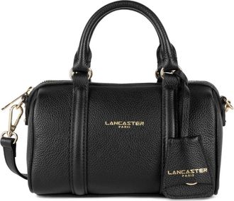 Lancaster Ritssluiting Schoudertas Milano Ana Zwart - Dames - Handtassen - Zwart - ONE Size - Leer - Tassen