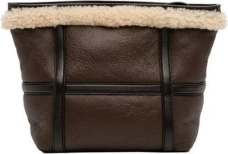 Bottega Veneta Pre-owned Handbags, female, Brown, Size: ONE SIZE Pre-owned Leather Clutch