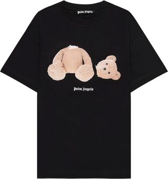 Palm Angels T-shirt Broken Bear - Nero