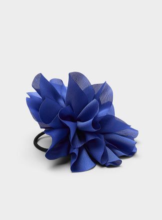 Simons Womens Large fabric flower hair tie