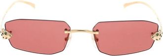 Cartier Zonnebril - unisex - Accessoires - Geel - Maat: ONE Size