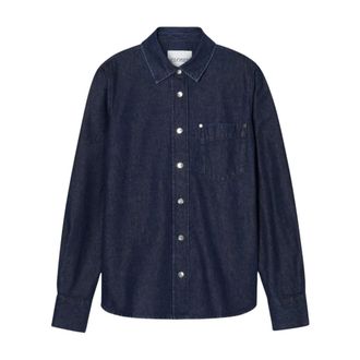 Closed Blusa vaquera cl&aacute;sica - Dames - Spijkeroverhemden - Blauw - S - Katoen - Overhemden