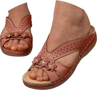 Generic Athletic Outdoor Sandals Slides Slip On Dressy Summer Comfortable Slides Sandals Non Slip Open Toe Arch Support Dressy Summer Comfortable Casual Wide 