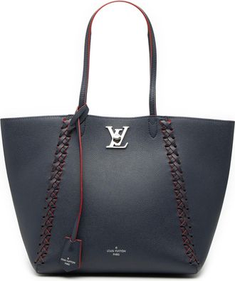 Louis Vuitton Pre-owned Womens Lockme Cabas - Dark Blue Leather - One Size