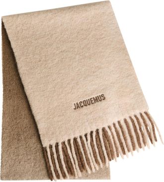 Jacquemus Le Moisson Alpaca-blend Scarf - Beige - One Size
