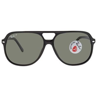 Ray-Ban Bill Polarized Green Classic G-15 Square Unisex Sunglasses RB2198 901/58 60