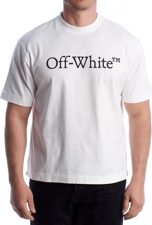 Off-white Grote Boekachtige Korte Mouwen T-Shirt