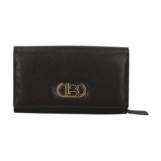 Laura Biagiotti Cartera Compacta de Cuero - Accessories - Mujer - Negro - ONE SIZE