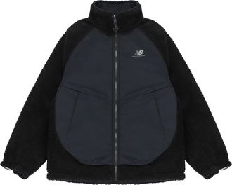New Balance Sports Warm Reversible Jacket Asia Sizing White Black 6DC39703-BK