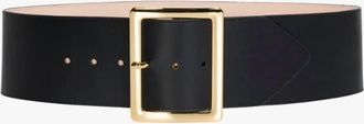SPRWMN Womens Elsa Leather Belt In Black