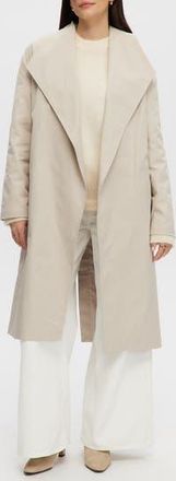 Noize Rose Tie Waist Trench Coat in Light Sand at Nordstrom Rack, Size Xx-Large