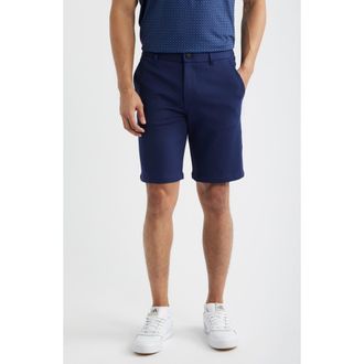 Greyson Sequoia Flat Front Golf Shorts in Maltese Blue at Nordstrom, Size 34