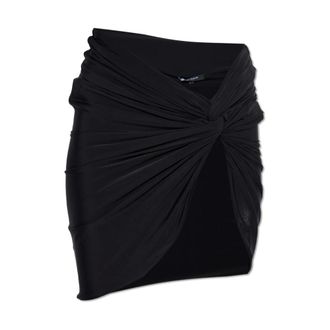 Balmain Beachwear, female, Black, Size: S Short Pareo