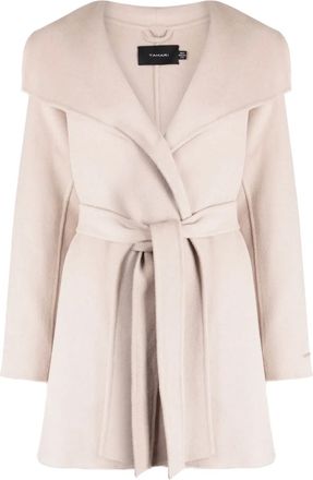 Elie Tahari Cappotto a portafoglio con cintura - Toni neutri