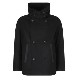 Duno Hombre, Abrigos, Negro, Talla: M