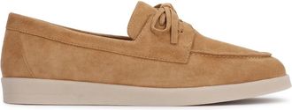 Kazar Su&egrave;de Half Schoenen met Veters - Dames - Loafers - Bruin - 41 EU - Su&egrave;de - Schoenen