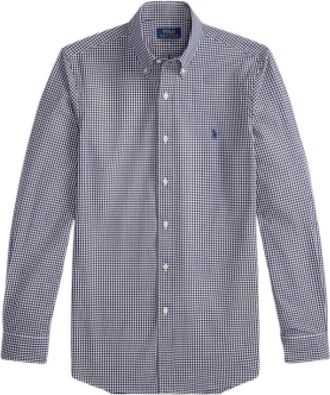 Ralph Lauren Newport Shirt - Heren - Zakelijke Overhemden - Blauw - 2XL - Overhemden