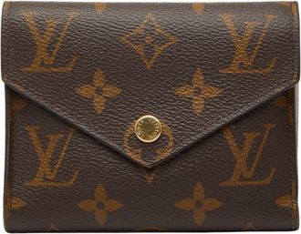 Louis Vuitton Brown Rose Ballerine Pvc Leather Wallet (Tri-Fold) (Pre-Owned)
