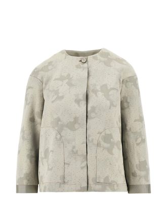 Emporio Armani Jacke mit Rundhalsausschnitt