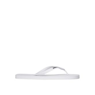 Dsquared2 Flip Flops, male, White, Size: 7 US White Rubber Casual Sandals