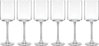 Lenox Set Of 6 Tuscany Classics Straight White Wine Glasses
