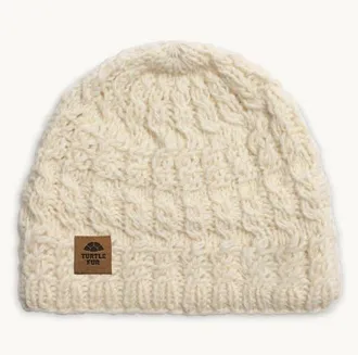 Turtle Fur Mika Wool Beanie in White at Nordstrom