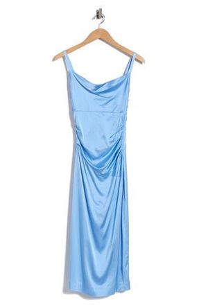 Diane Von F&uuml;rstenberg Claudia Cowl Neck Slipdress in Misty Blue at Nordstrom Rack, Size 10