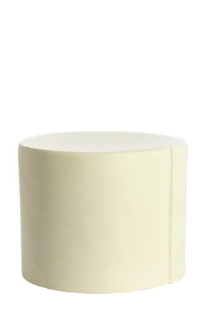 Light & Living Mesa Auxiliar Blanca De Cer&aacute;mica Acogedora Light & Living