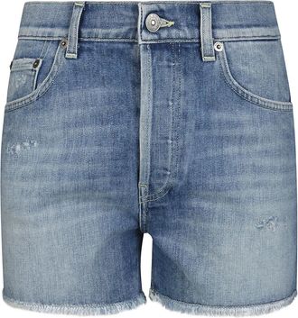 Dondup Stella Short Denim - Dames - Denim shorts - Blauw - W26 - Denim - Korte Broeken