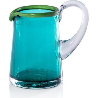 Zodax Small Glass Pitcher in Blue Multicolor at Nordstrom Rack
