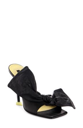 Givenchy Boudoir Bow Slide Sandal in Black at Nordstrom, Size 7.5Us