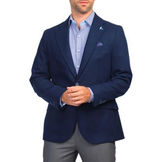 Tailorbyrd Luxe Touch Sport Coat in Navy at Nordstrom Rack, Size 42