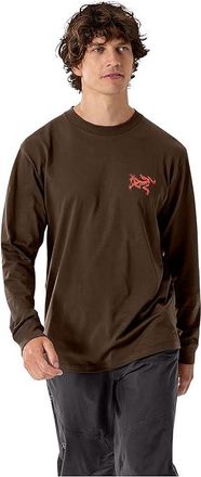 Arc'teryx Kragg SL Cotton Bird Tile Long Sleeve Mens Workout Carob/Dynasty : 2XL