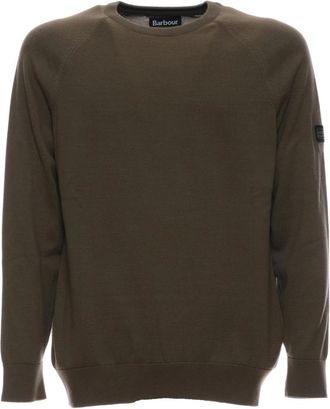 Barbour Internationale Gebreide Trui Mkn 1316Gn 15 - Heren - Sweatshirts - Groen - M - Katoen - Hoodies & sweatvesten