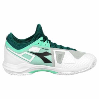 Diadora Mens Speed Blushield Fly 5 Ag Shoe In Shaded Spruce/black/white