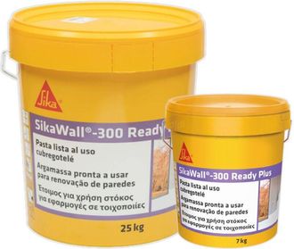 Sika Lote De 3 Unidades Sikawall-300 Ready Plus 7 Kg Cubo Sika
