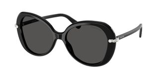 Swarovski SK6059F Asian Fit 103887 Womens Sunglasses Black Size 55