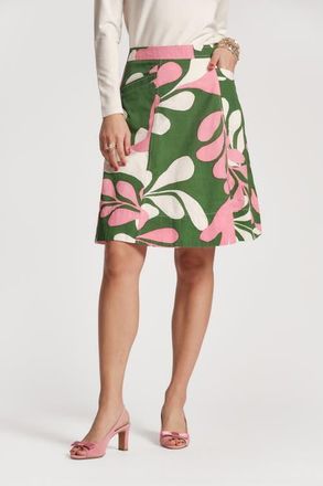 Frances Valentine Marta Skirt Morning Dew in Treetop/multi at Nordstrom, Size X-Large