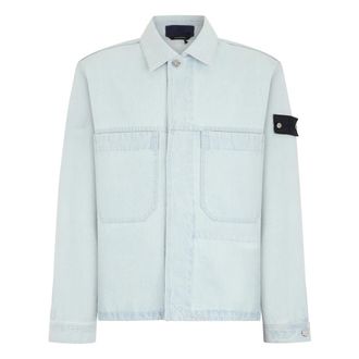 Stone Island Coats - Heren - Spijkerjassen - Blauw - M - Jassen