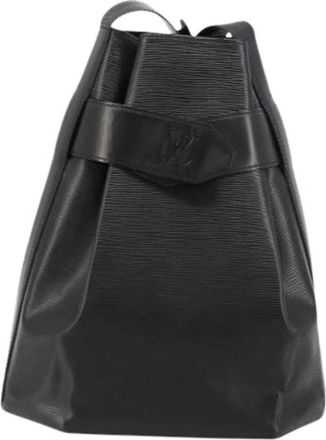 Louis Vuitton Pre-owned Vintage sac depaule Handtas - Dames - Vintage Rugzakken - Zwart - ONE Size - Leer - Vintage