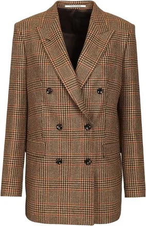 Tagliatore Jassen, Dames, Bruin, M, Wol, Jasmine Jacket