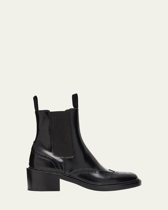 Saint Laurent Vincent Leather Chelsea Boots