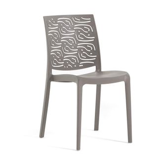 Siediti Fuori e Dentro Conjunto de 4 sillas de resina para interior o exterior t&oacute;rtola