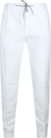 Eleventy Pantaloni con coulisse - Bianco
