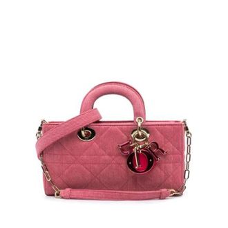 Dior Pre-owned Lady D-Joy - Dames - Pre-owned - Roze - Maat: ONE Size Denim