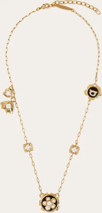 Ferragamo Donna Collana con Charm Oro