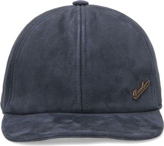 Borsalino Otis Suede Leather Cap